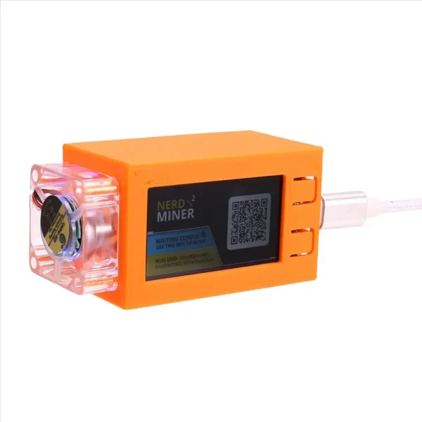 Nerdminer V2 Pro_miner_orange